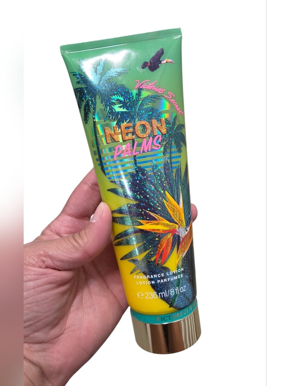 Victoria's Secret Neon Palms Fragrance Lotion Used